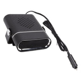Car Heater Portable Fast Heating 360 Degree Rotation Car Heater Windscreen Defroster Defogger 12V Black