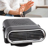 Car Heater Portable Fast Heating 360 Degree Rotation Car Heater Windscreen Defroster Defogger 12V Black