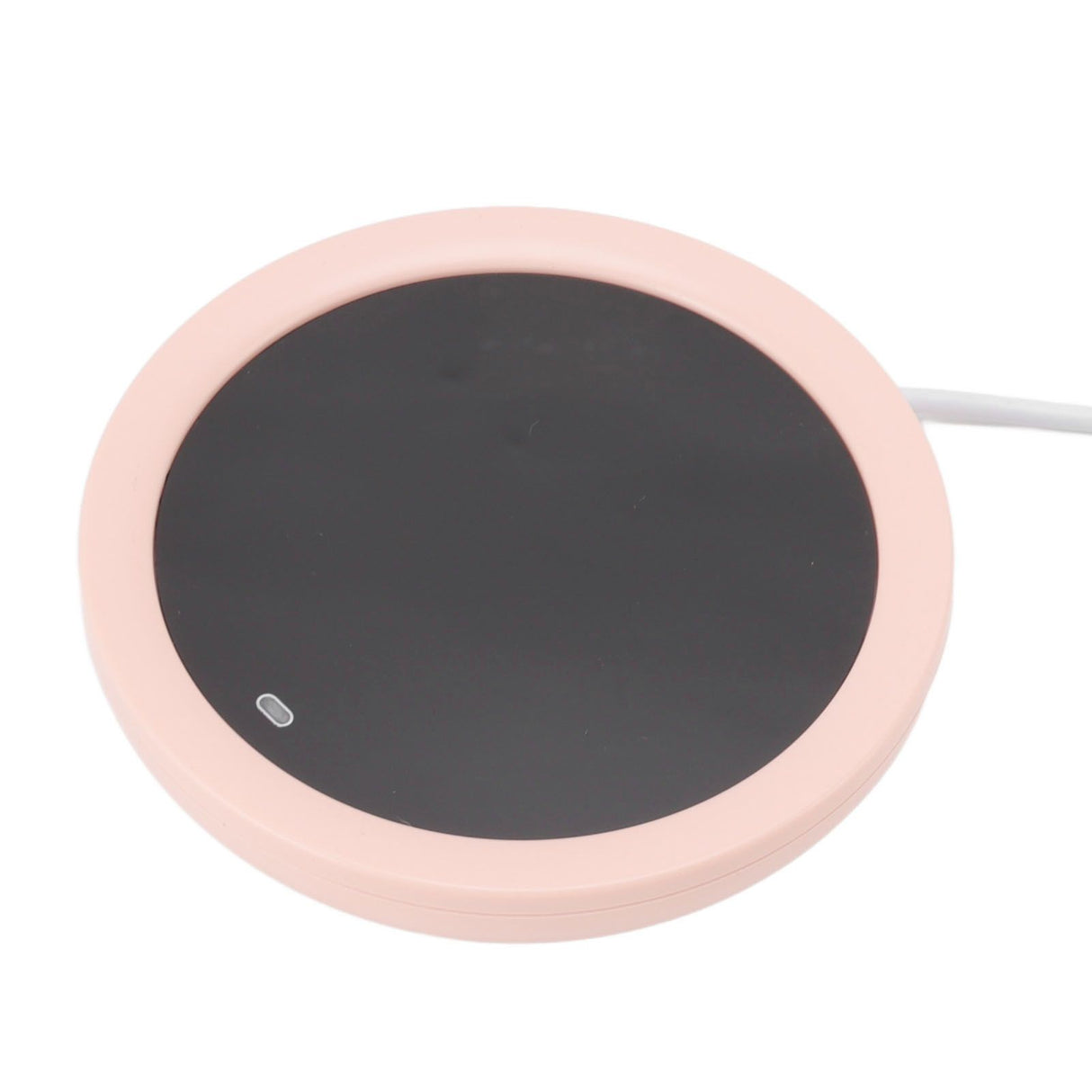 USB Coffee Mug Warmer Electric Gravity Switch 55 Celsius Degree Milk Heating Plate for Office Pink