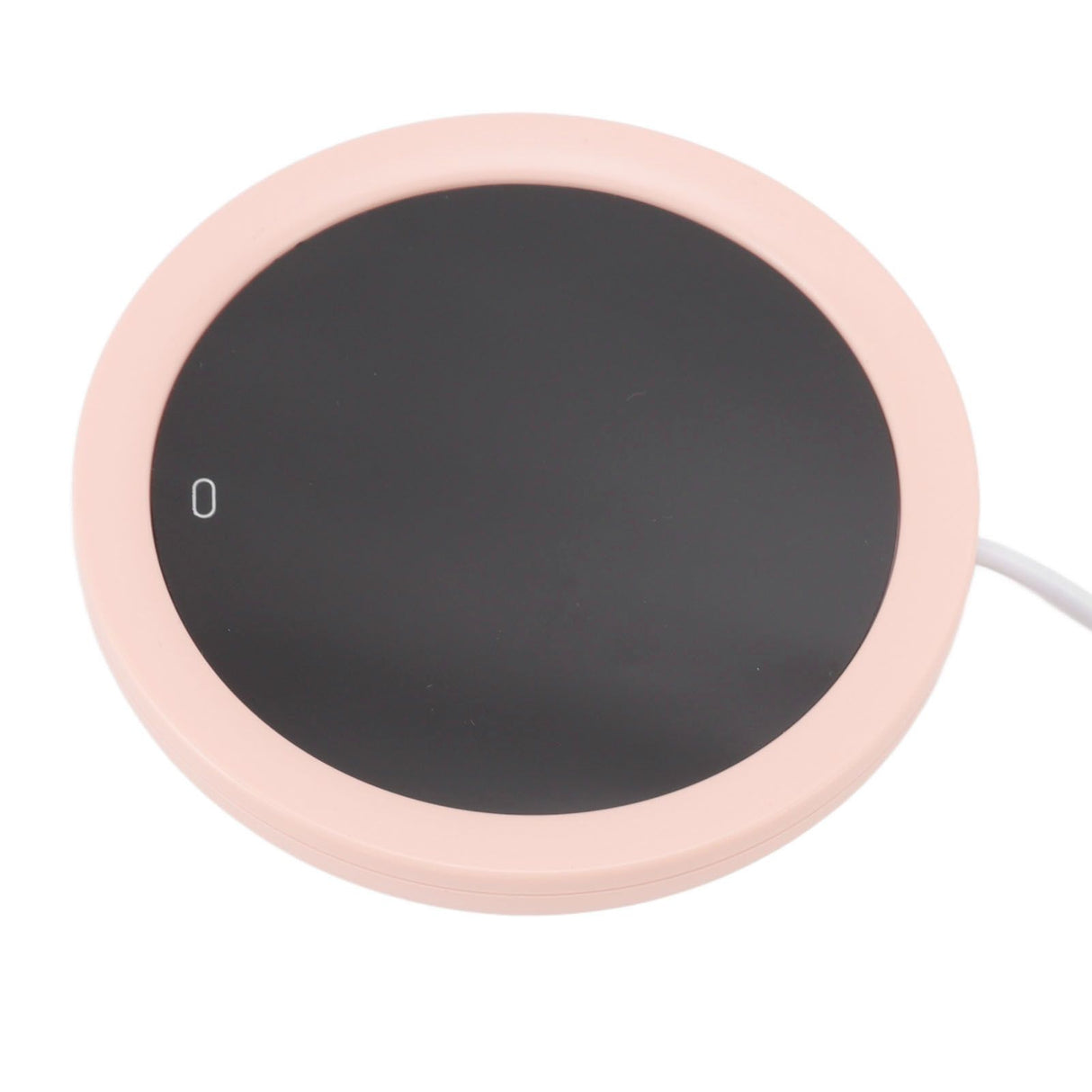 USB Coffee Mug Warmer Electric Gravity Switch 55 Celsius Degree Milk Heating Plate for Office Pink