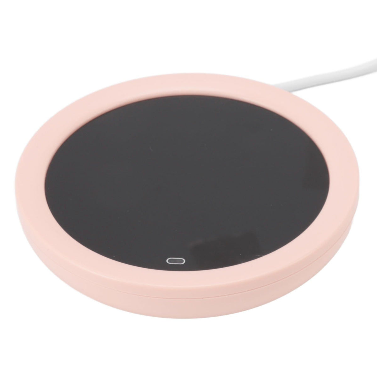 USB Coffee Mug Warmer Electric Gravity Switch 55 Celsius Degree Milk Heating Plate for Office Pink