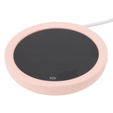 USB Coffee Mug Warmer Electric Gravity Switch 55 Celsius Degree Milk Heating Plate for Office Pink