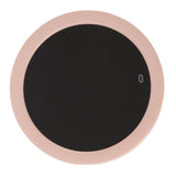 USB Coffee Mug Warmer Electric Gravity Switch 55 Celsius Degree Milk Heating Plate for Office Pink - Extra Image