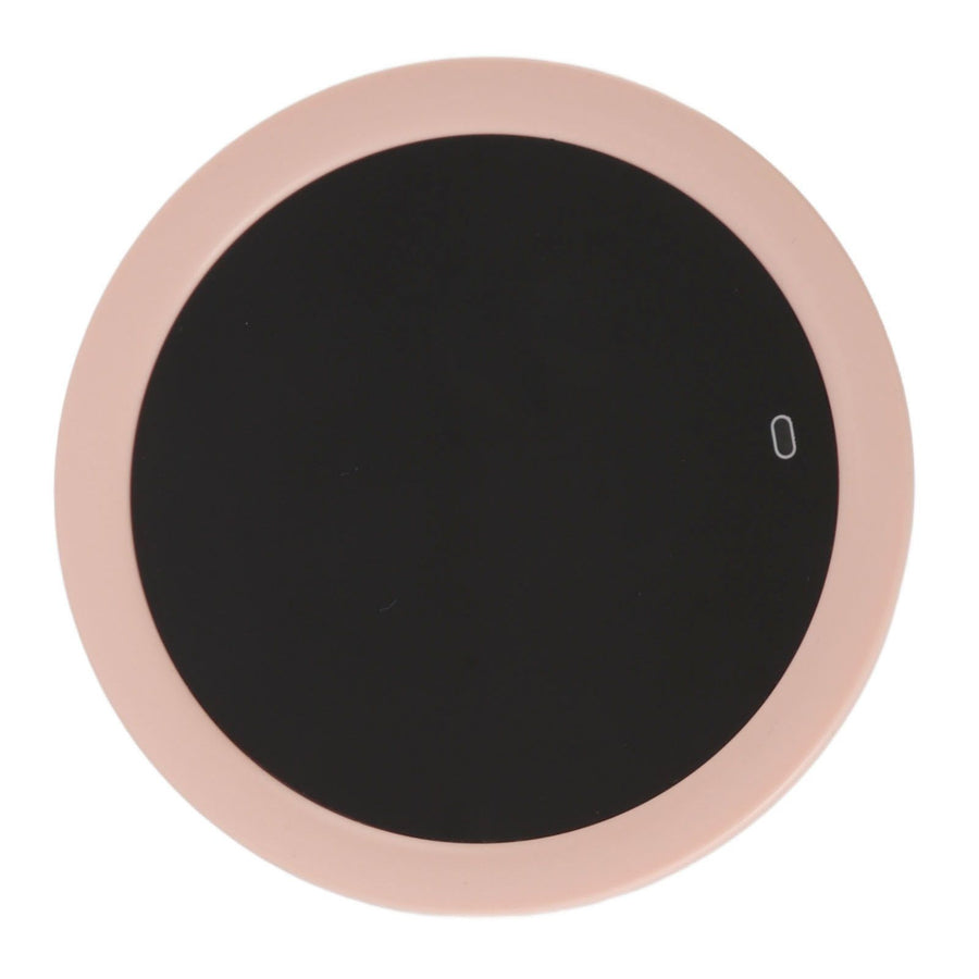USB Coffee Mug Warmer Electric Gravity Switch 55 Celsius Degree Milk Heating Plate for Office Pink
