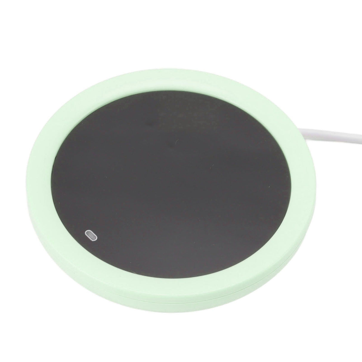 USB Coffee Mug Warmer Electric Gravity Switch 55 Celsius Degree Milk Heating Plate for Office Green