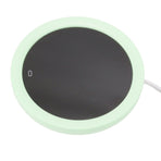 USB Coffee Mug Warmer Electric Gravity Switch 55 Celsius Degree Milk Heating Plate for Office Green