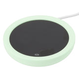USB Coffee Mug Warmer Electric Gravity Switch 55 Celsius Degree Milk Heating Plate for Office Green - Close-Up Angle