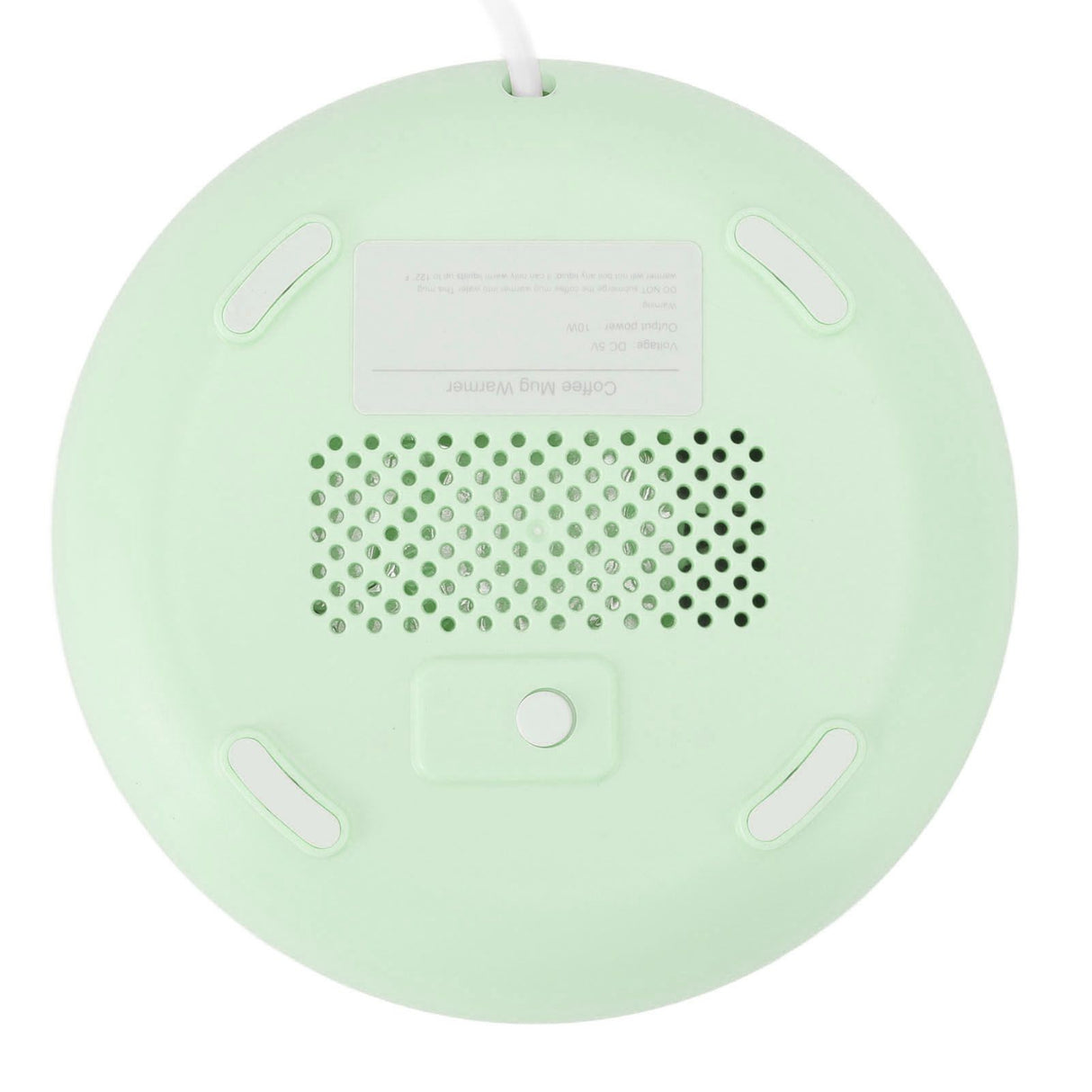 USB Coffee Mug Warmer Electric Gravity Switch 55 Celsius Degree Milk Heating Plate for Office Green