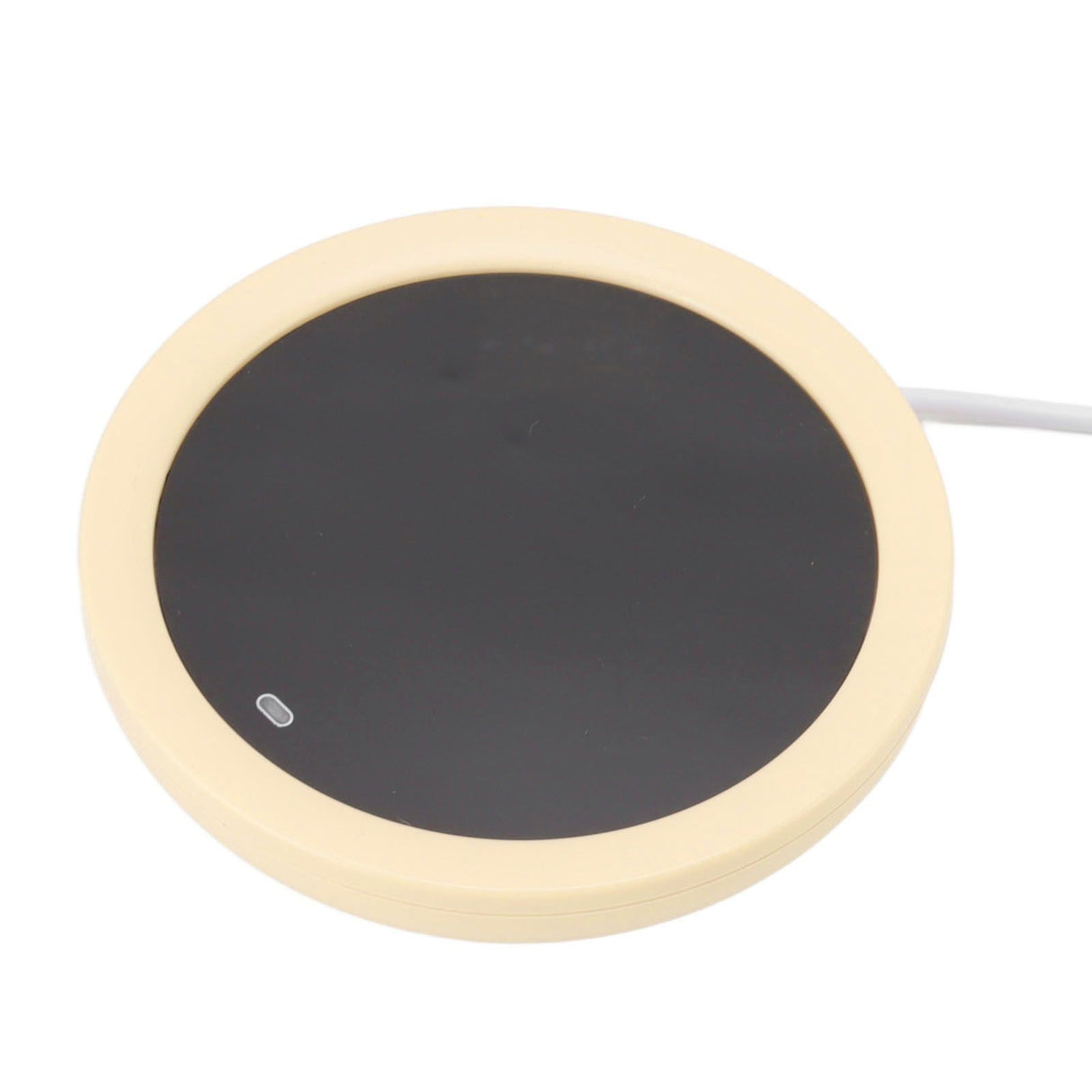 USB Coffee Mug Warmer Electric Gravity Switch 55 Celsius Degree Milk Heating Plate for Office Yellow