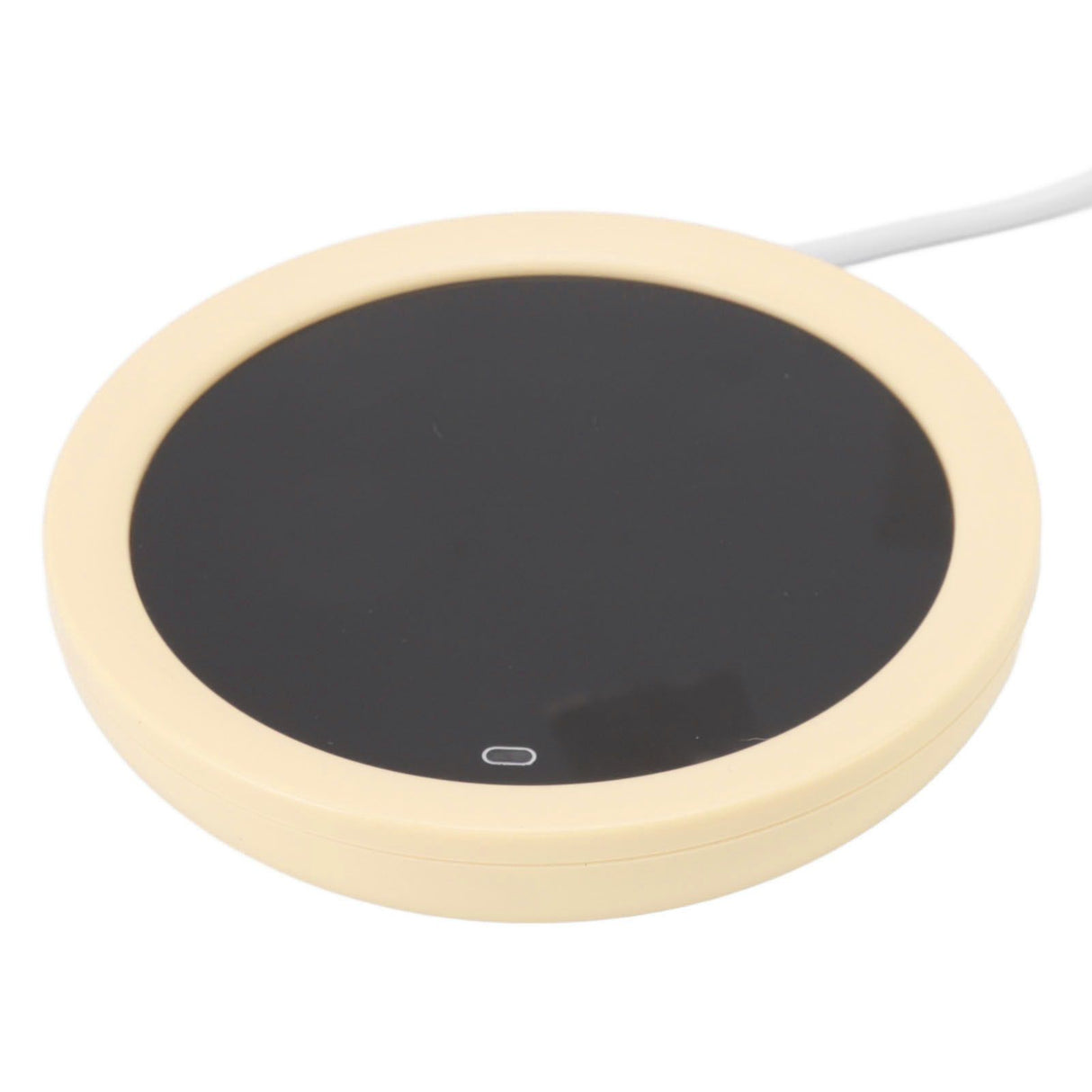 USB Coffee Mug Warmer Electric Gravity Switch 55 Celsius Degree Milk Heating Plate for Office Yellow