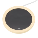 USB Coffee Mug Warmer Electric Gravity Switch 55 Celsius Degree Milk Heating Plate for Office Yellow