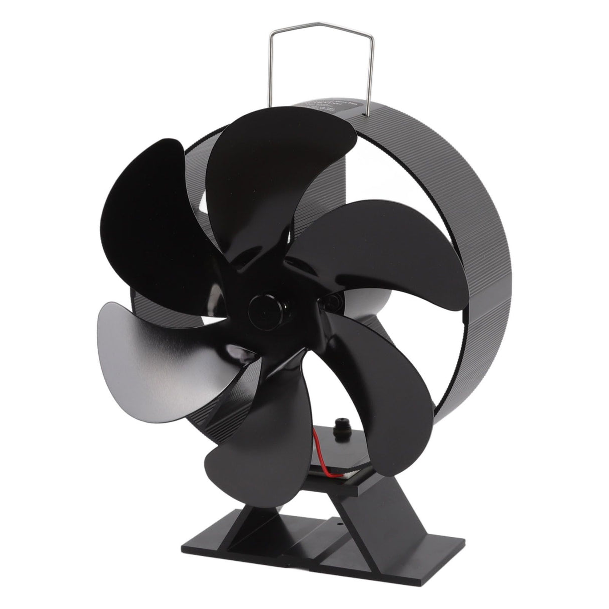 6 Blades Fireplace Fan Thermoelectric Module Wood Stove Fan Heat Powered Wood Burning Air Circulation Fan for Home