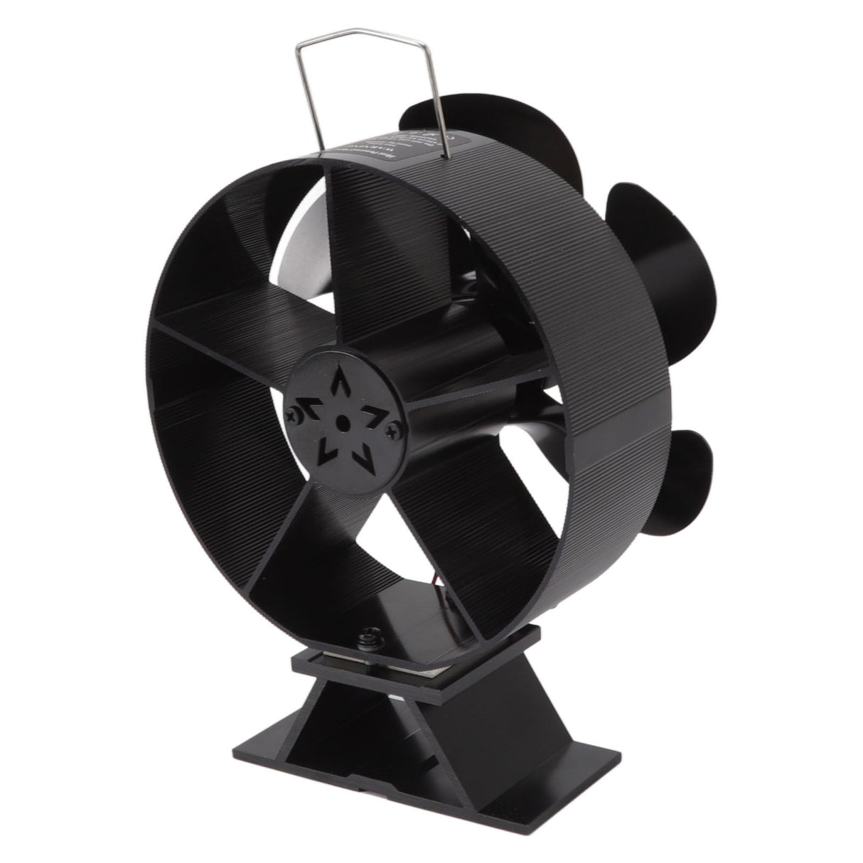 6 Blades Fireplace Fan Thermoelectric Module Wood Stove Fan Heat Powered Wood Burning Air Circulation Fan for Home