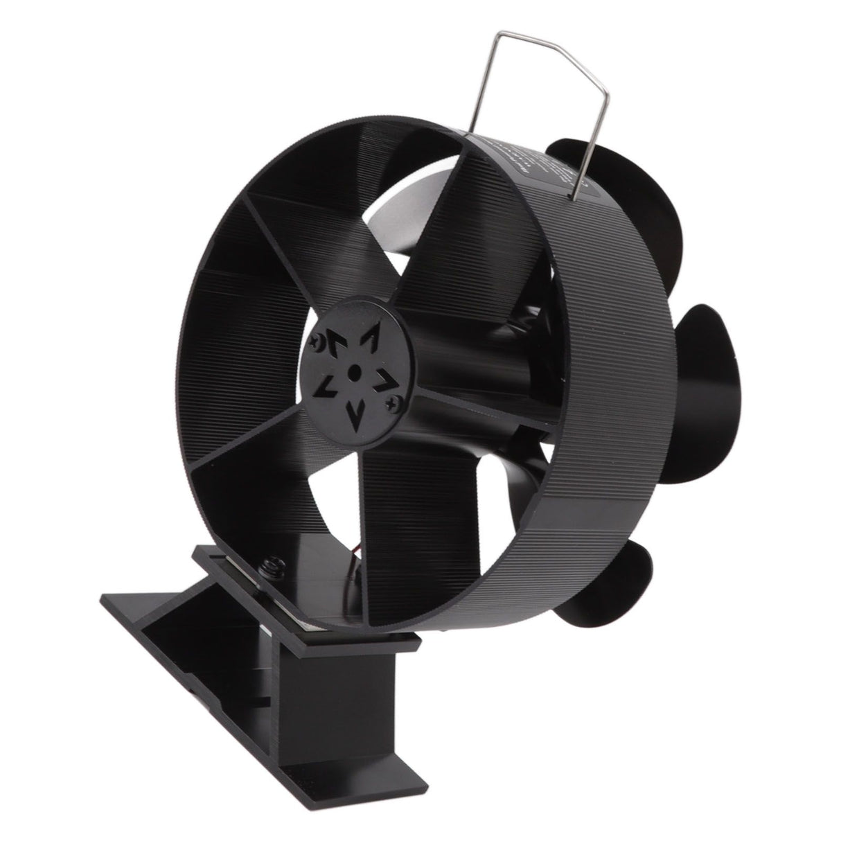 6 Blades Fireplace Fan Thermoelectric Module Wood Stove Fan Heat Powered Wood Burning Air Circulation Fan for Home