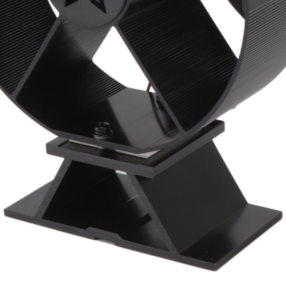 6 Blades Fireplace Fan Thermoelectric Module Wood Stove Fan Heat Powered Wood Burning Air Circulation Fan for Home