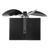 4 Blade Fireplace Fan Aluminium Alloy Heat Powered High Temperature Resistant Stove Fan for Home