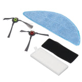 Robot Cleaner Rag Filter Set Replaceable Reusable Robot Cleaner Side Brush Set for Yeedi K600 K700 K680 - Close-Up Angle