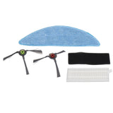 Robot Cleaner Rag Filter Set Replaceable Reusable Robot Cleaner Side Brush Set for Yeedi K600 K700 K680