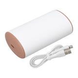 6000mAh Mini Hand Warmer Two Gears Double Protection USB Charging Pocket Heater for Winter Outdoor Brown