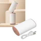 6000mAh Mini Hand Warmer Two Gears Double Protection USB Charging Pocket Heater for Winter Outdoor Brown