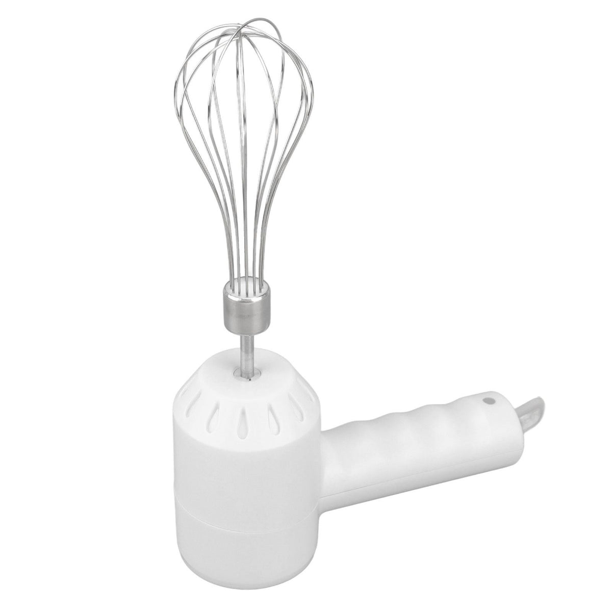 Cordless Electric Hand Mixer USB Rechargable Handheld Eggbeater Electric Milk Frother with 2 Stir Sticks for Home White