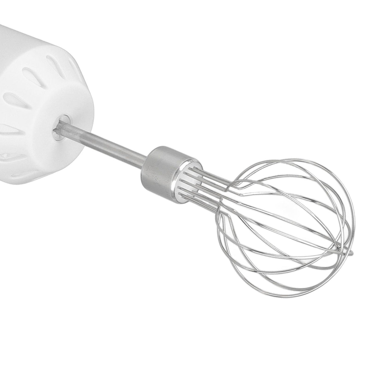 Cordless Electric Hand Mixer USB Rechargable Handheld Eggbeater Electric Milk Frother with 2 Stir Sticks for Home White