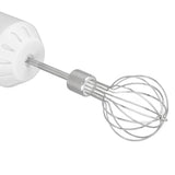 Cordless Electric Hand Mixer USB Rechargable Handheld Eggbeater Electric Milk Frother with 2 Stir Sticks for Home White