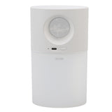 Mini Humidifier Quiet USB Rechargeable Fine Mist Portable Desktop Humidifier with Night Light for Home Office 350ml White - Front View