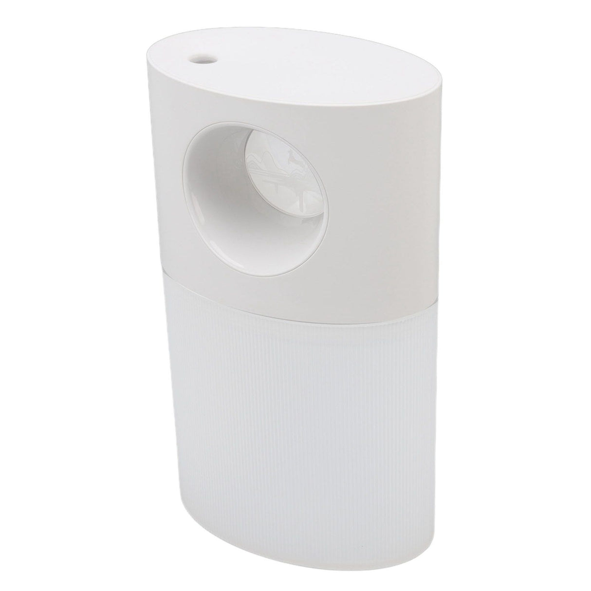 Mini Humidifier Quiet USB Rechargeable Fine Mist Portable Desktop Humidifier with Night Light for Home Office 350ml White