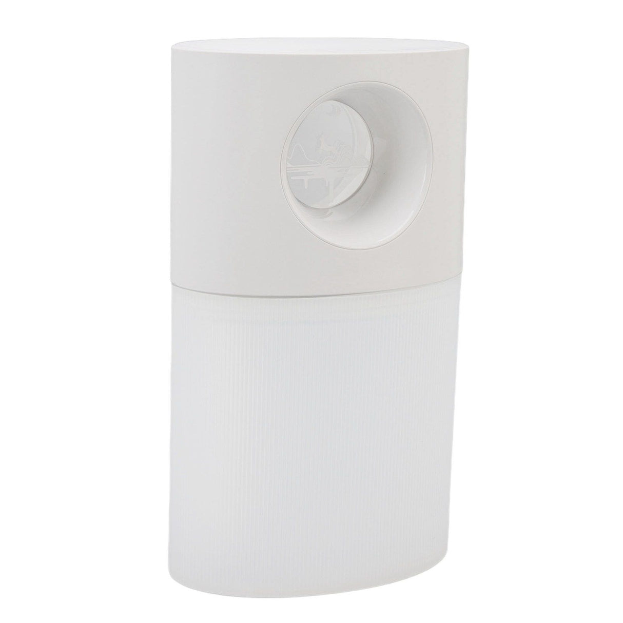 Mini Humidifier Quiet USB Rechargeable Fine Mist Portable Desktop Humidifier with Night Light for Home Office 350ml White