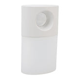 Mini Humidifier Quiet USB Rechargeable Fine Mist Portable Desktop Humidifier with Night Light for Home Office 350ml White - Close-Up Angle