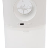 Mini Humidifier Quiet USB Rechargeable Fine Mist Portable Desktop Humidifier with Night Light for Home Office 350ml White