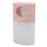 Mini Humidifier Quiet USB Rechargeable Fine Mist Portable Desktop Humidifier with Night Light for Home Office 350ml Pink