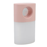 Mini Humidifier Quiet USB Rechargeable Fine Mist Portable Desktop Humidifier with Night Light for Home Office 350ml Pink - Side View