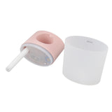 Mini Humidifier Quiet USB Rechargeable Fine Mist Portable Desktop Humidifier with Night Light for Home Office 350ml Pink - Extra Image