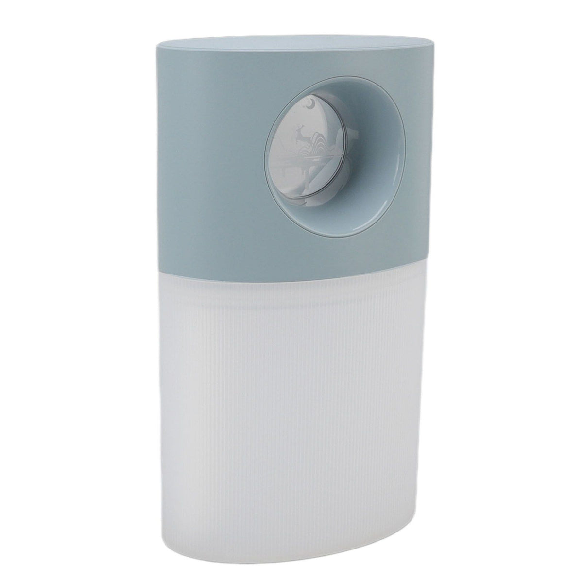 Mini Humidifier Quiet USB Rechargeable Fine Mist Portable Desktop Humidifier with Night Light for Home Office 350ml Blue