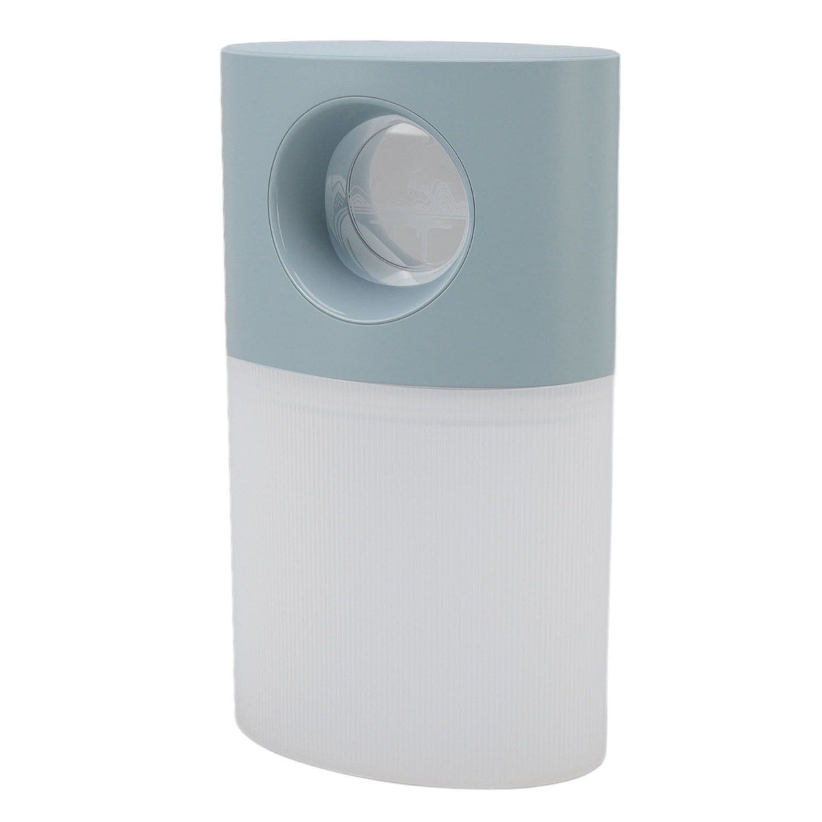 Mini Humidifier Quiet USB Rechargeable Fine Mist Portable Desktop Humidifier with Night Light for Home Office 350ml Blue