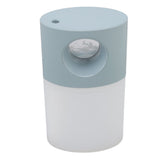 Mini Humidifier Quiet USB Rechargeable Fine Mist Portable Desktop Humidifier with Night Light for Home Office 350ml Blue - Close-Up Angle