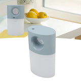 Mini Humidifier Quiet USB Rechargeable Fine Mist Portable Desktop Humidifier with Night Light for Home Office 350ml Blue