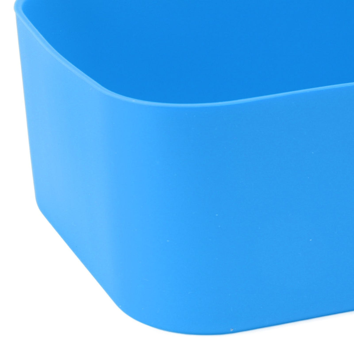 2 Sets Kitchen Fryer Silicone Basket and Mat Reusable Non Stick Rectangular Air Oven Accessories for Ninja DZ201 Foodi 8QT Blue