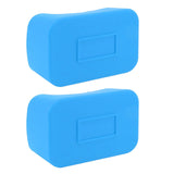 2pcs Fryer Silicone Basket Nonstick High Temperature Resistanc Fryer Liner with Brush for Ninja DZ201 Foodi 8QT Blue - Extra Image
