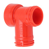 Beer Barrel Tee Adapter Plastic Carbonation Cap Tee Fitting Adapter Oxygen Free Brewing Soda PET Bottles Filling Cap 3 Way Adapter