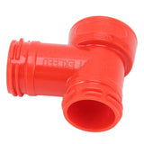 Beer Barrel Tee Adapter Plastic Carbonation Cap Tee Fitting Adapter Oxygen Free Brewing Soda PET Bottles Filling Cap 3 Way Adapter