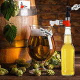Beer Barrel Tee Adapter Plastic Carbonation Cap Tee Fitting Adapter Oxygen Free Brewing Soda PET Bottles Filling Cap 3 Way Adapter - Extra Image