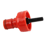 G1/4 Carbonation Cap Ball Lock Type Robust Lightweight ABS Carbonation PET Soda Bottle Filling - Top-Down View