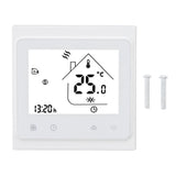 BHT 002GC Boiler Heating Programmable Thermostat Digital Touch Screen Thermostat with Large LCD Display Passive Output Temperature Controller 95‑240V