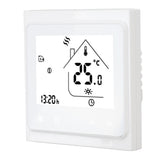 BHT 002GC Boiler Heating Programmable Thermostat Digital Touch Screen Thermostat with Large LCD Display Passive Output Temperature Controller 95‑240V