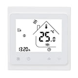 BHT 002GC Boiler Heating Programmable Thermostat Digital Touch Screen Thermostat with Large LCD Display Passive Output Temperature Controller 95‑240V - Rear View