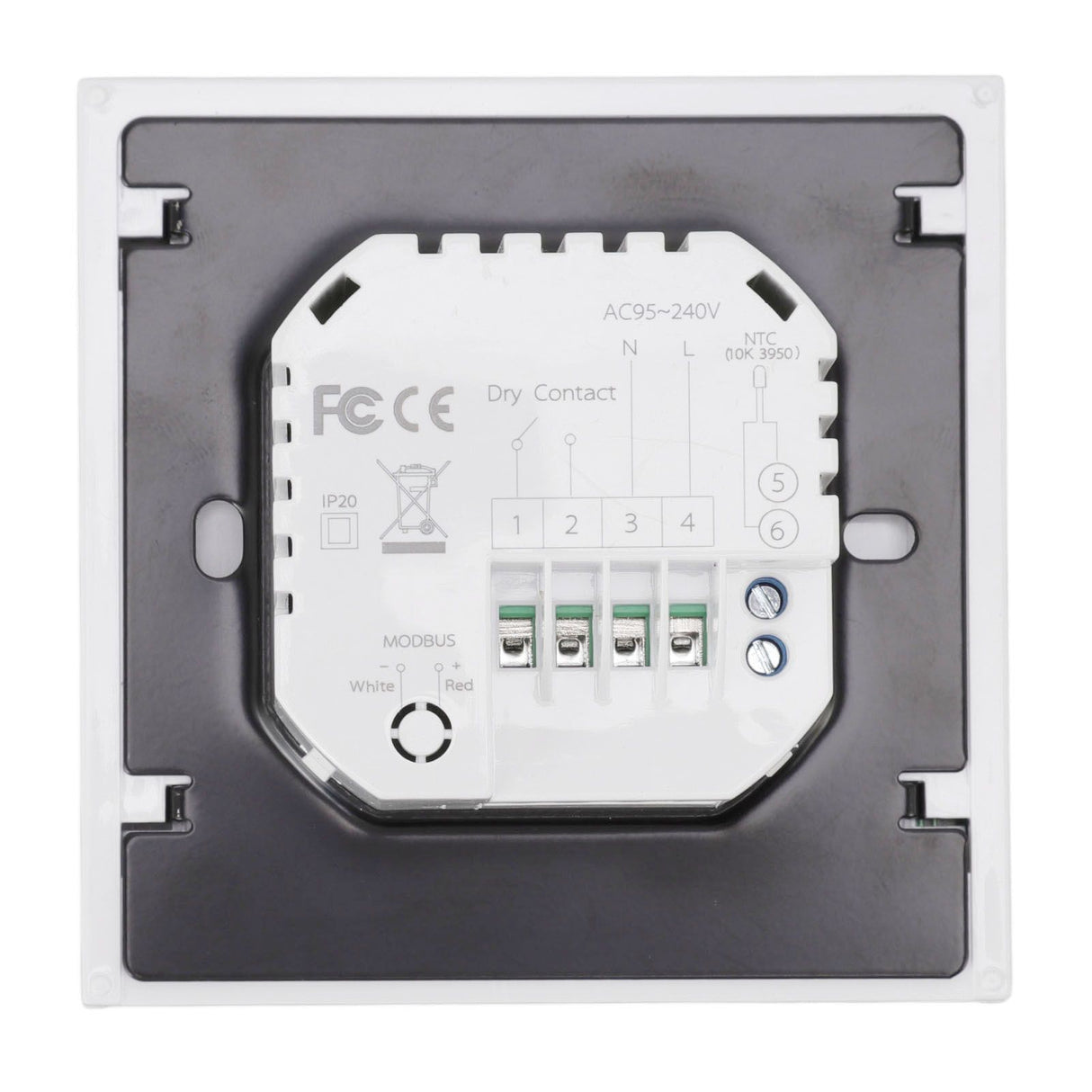 BHT 002GC Boiler Heating Programmable Thermostat Digital Touch Screen Thermostat with Large LCD Display Passive Output Temperature Controller 95‑240V