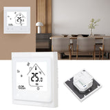 BHT 002GC Boiler Heating Programmable Thermostat Digital Touch Screen Thermostat with Large LCD Display Passive Output Temperature Controller 95‑240V